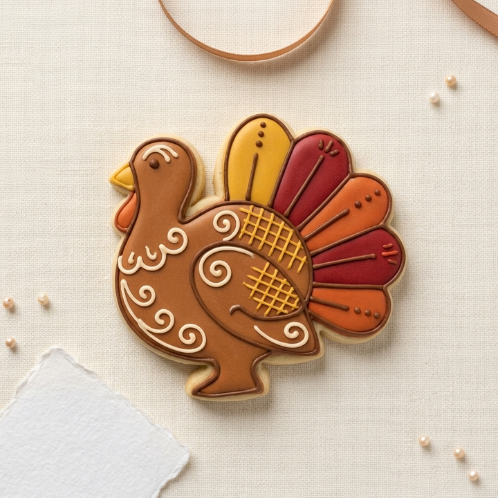 Thanksgiving Cookie Cutter, 3D Printed Holiday Theme