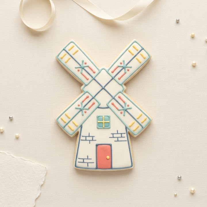 Windmill Cookie Cutter, 3D Printed Cookie Theme