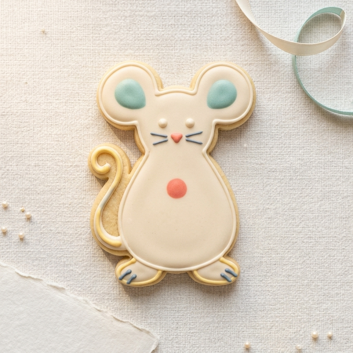 Mouse Cookie Cutter, 3D Printed Cookie Theme