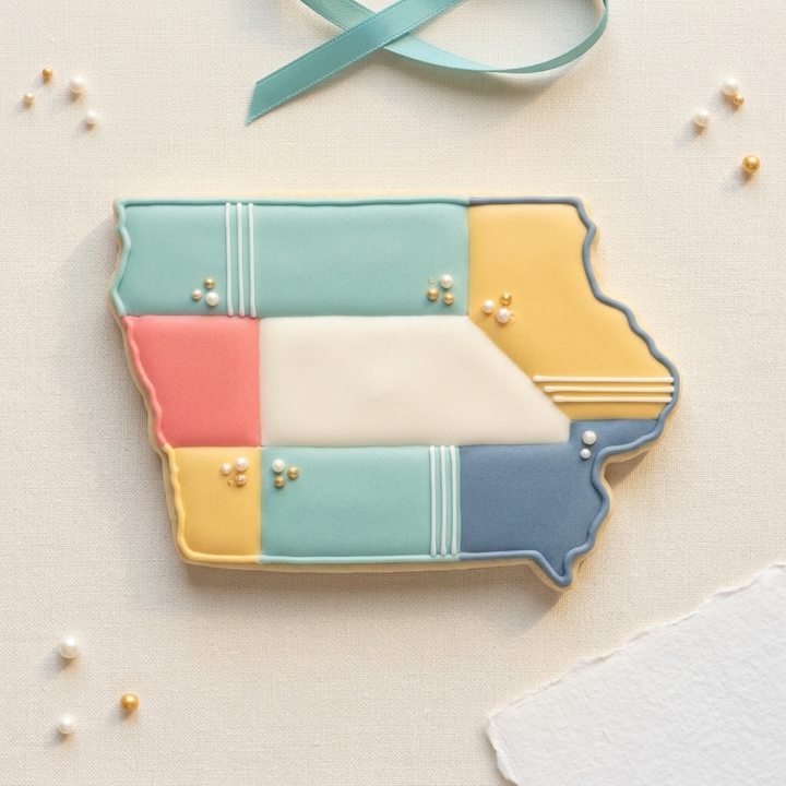 Iowa Cookie Cutter, 3D Printed Cookie Theme