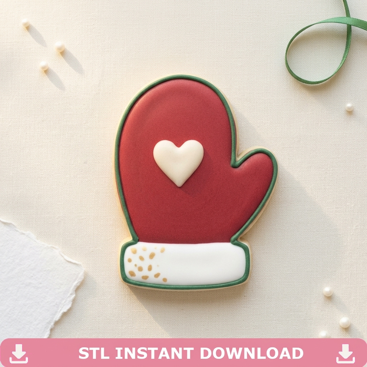 Christmas Snack Cookie Cutter, 3D Printed Christmas Theme