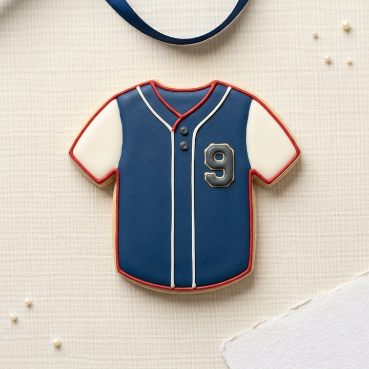 Baseball Jersey Cookie Cutter, 3D Printed Sports Theme