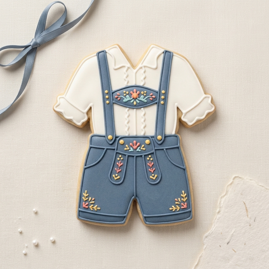 Oktoberfest Lederhosen Cookie Cutter, 3D Printed Cookie Theme