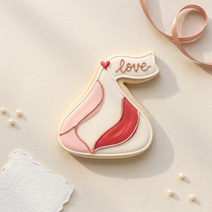 Chocolate Kiss Cookie Cutter, 3D Printed Valentine Theme