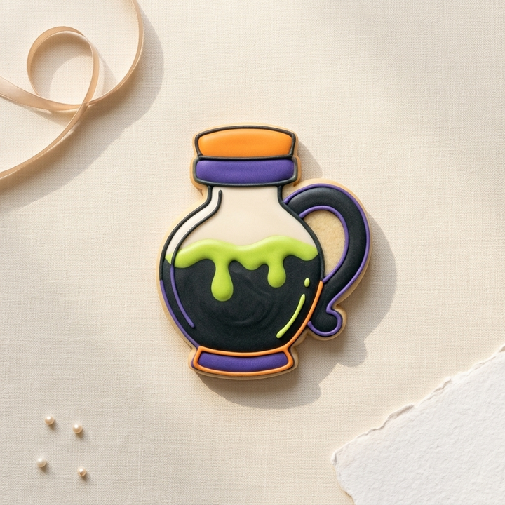 Potion 4 Halloween Cookie Cutter, 3D Printed Halloween Theme