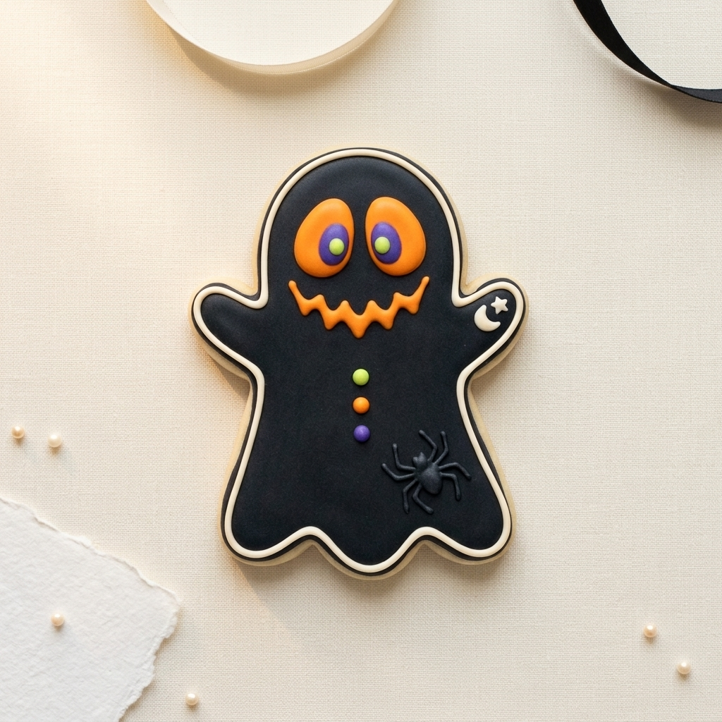 Party Ghost Cookie Cutter, 3D Printed Halloween Theme