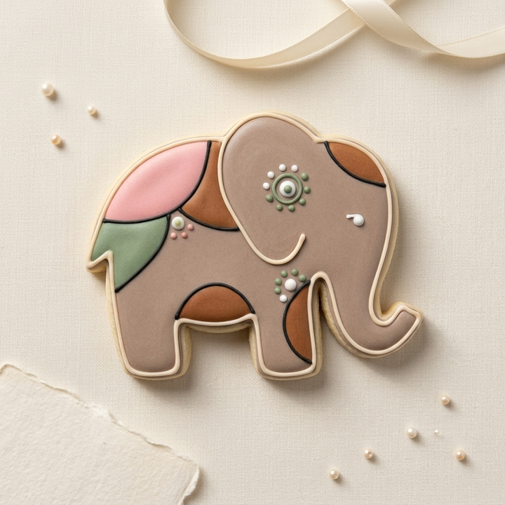 Republican GOP Elephant Cookie Cutter, 3D Printed Animal Theme