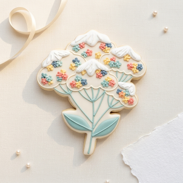 Achillea Cookie Cutter, 3D Printed Cookie Theme