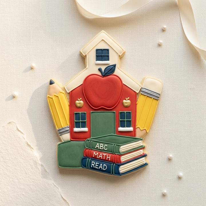 Back To School Cookie Cutter, 3D Printed School Theme