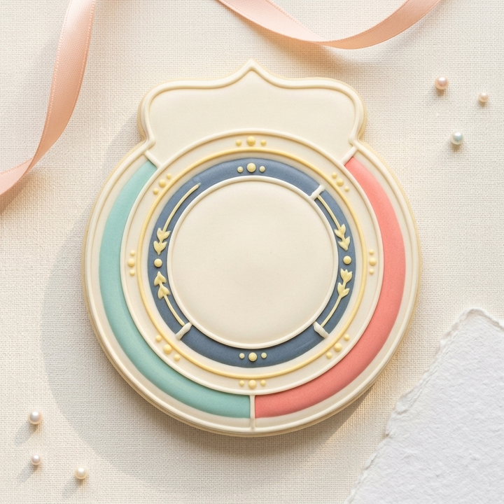 Alternate Nesting Circle Cookie Cutter, 3D Printed Shape Theme