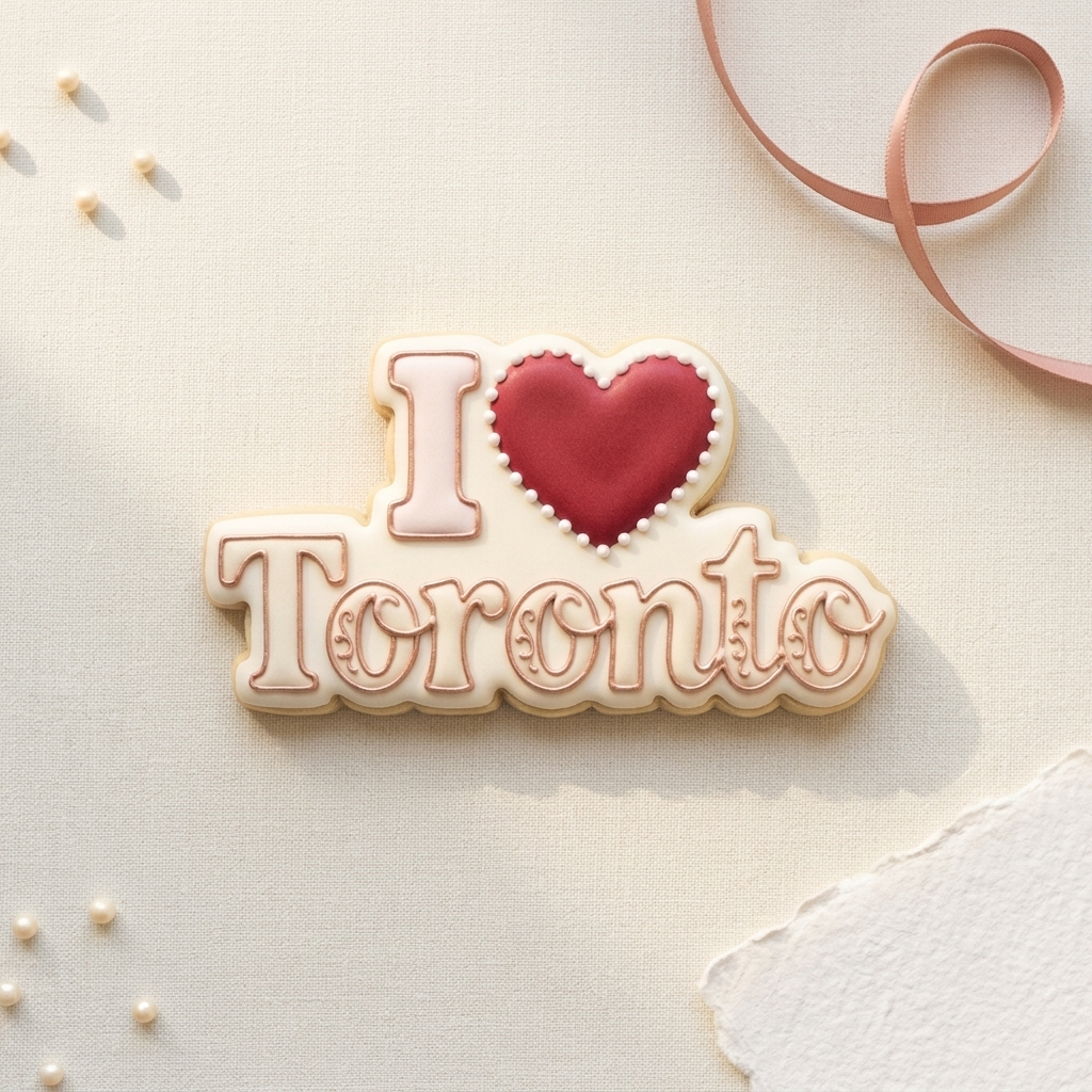 I Love Toronto Cookie Cutter, 3D Printed Valentine Theme