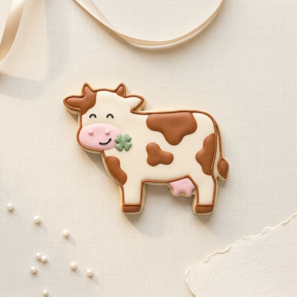 Dairy Cow Cookie Cutter, 3D Printed Animal Theme