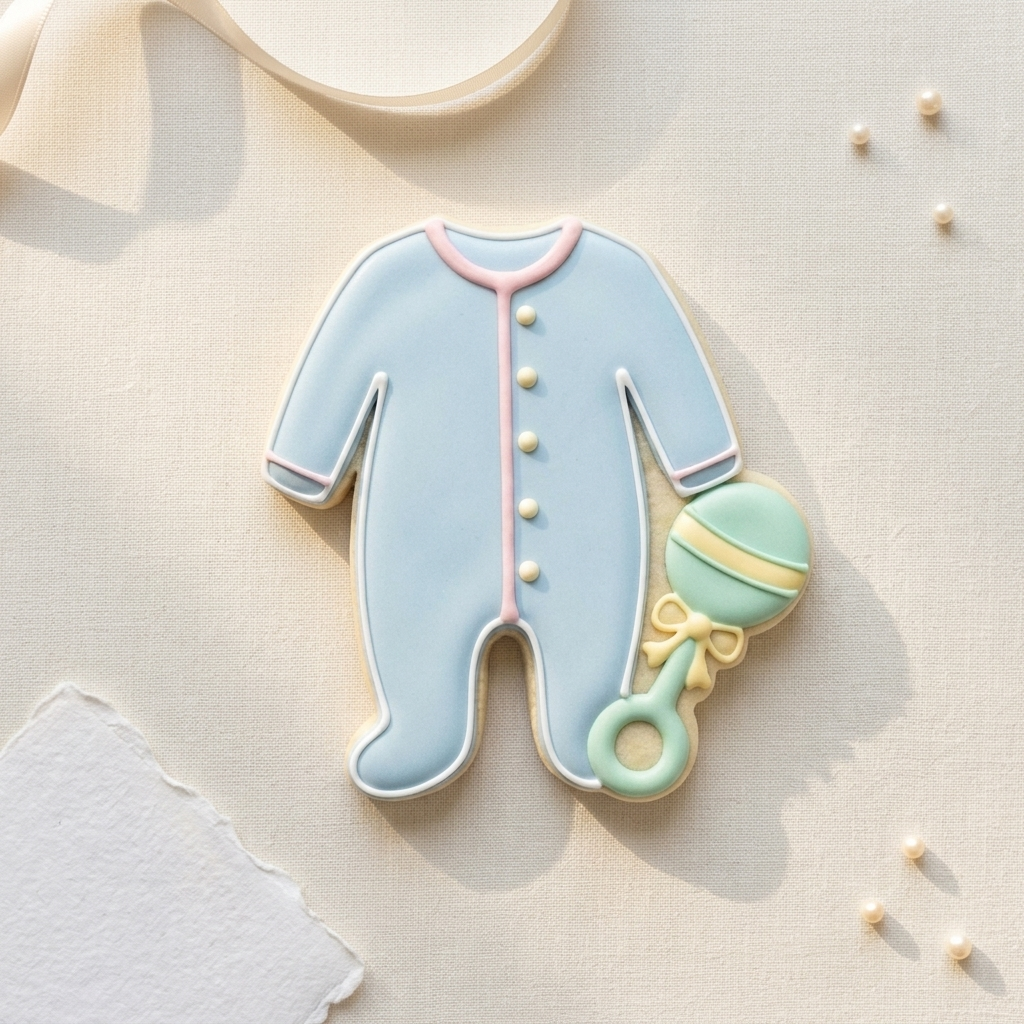 Baby Pajamas Cookie Cutter, 3D Printed Baby Shower Theme