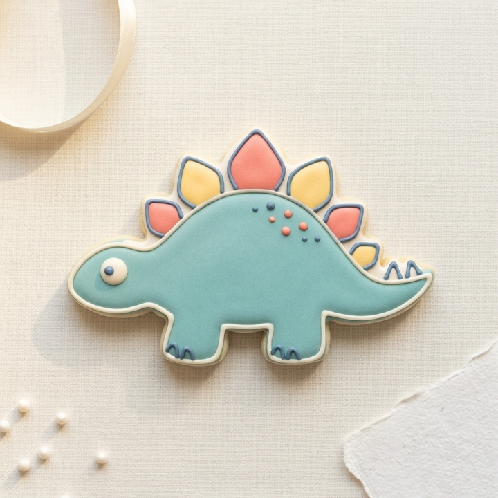 Stegosaurus Cookie Cutter, 3D Printed Cookie Theme