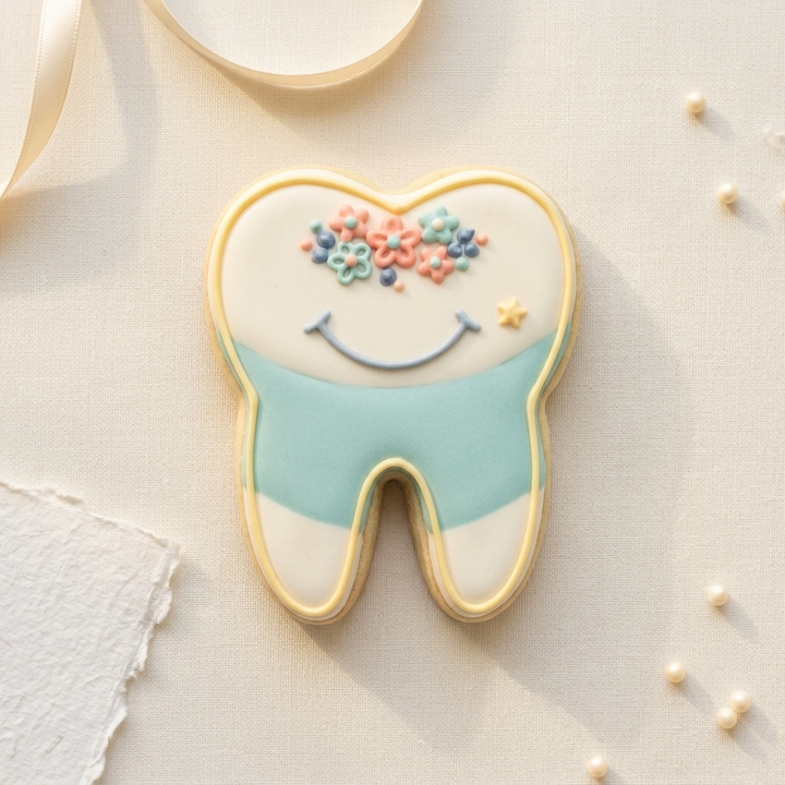 Cute Tooth Cookie Cutter, 3D Printed Cookie Theme