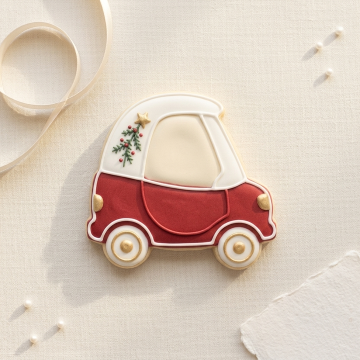 Kids Cozy Coupe Christmas Cookie Cutter, 3D Printed Christmas Theme