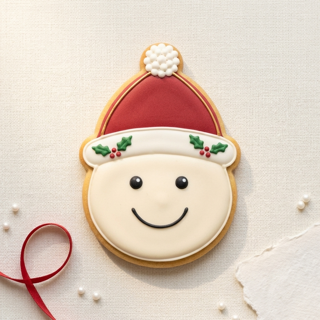 Christmas Smiley Cookie Cutter, 3D Printed Christmas Theme