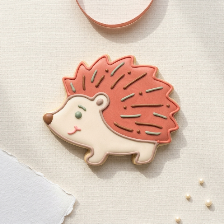 Red Hedgehog Character Cookie Cutter, 3D Printed Animal Theme
