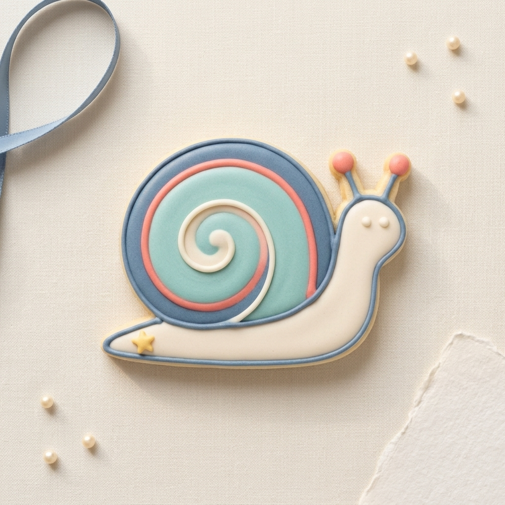 Magical Snail Cookie Cutter, 3D Printed Cookie Theme