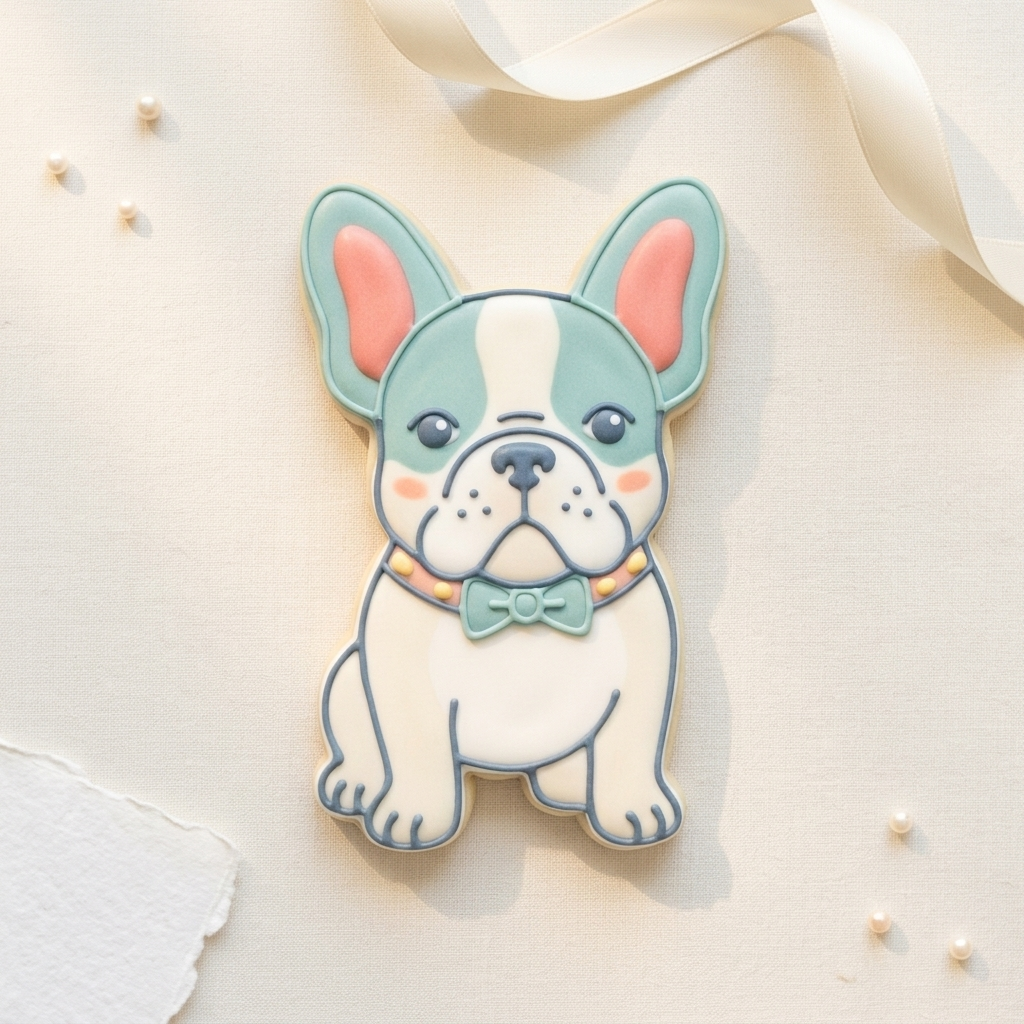 Frenchie ETSY Cookie Cutter, 3D Printed Cookie Theme