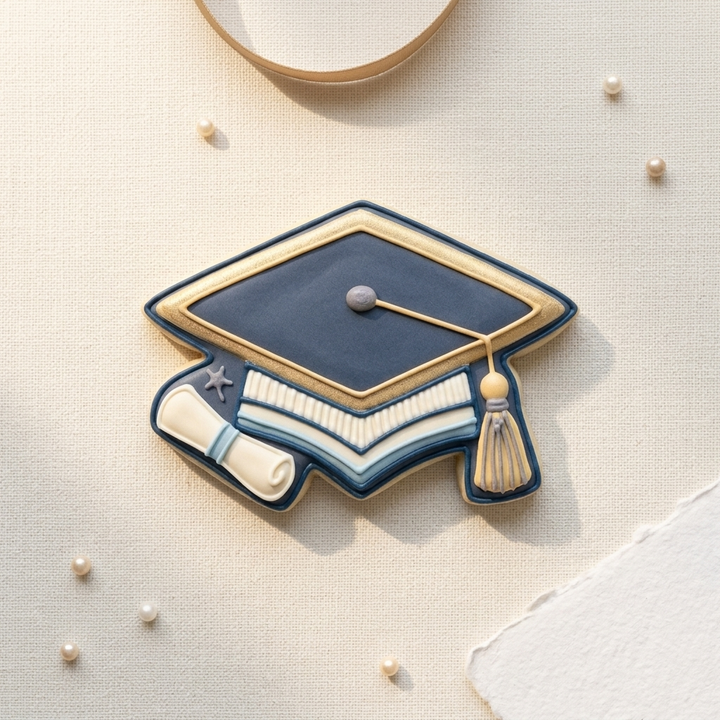 Graduation Cap V2 Cookie Cutter, 3D Printed Graduation Theme