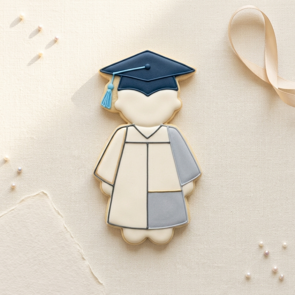 Pre K Grad Cookie Cutter, 3D Printed Graduation Theme