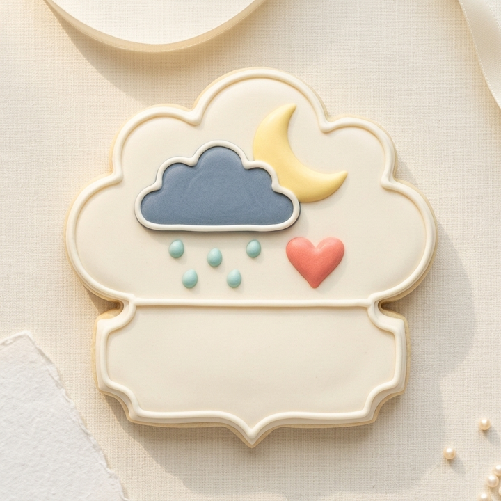 Strom Cloud Cookie Cutter, 3D Printed Shape Theme