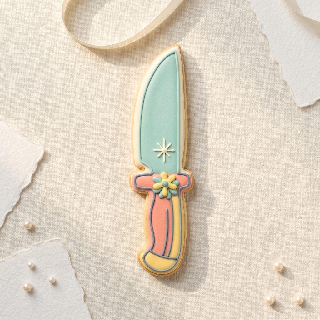 Knife Cookie Cutter, 3D Printed Cookie Theme
