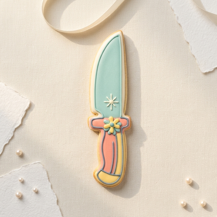 Knife Cookie Cutter, 3D Printed Cookie Theme