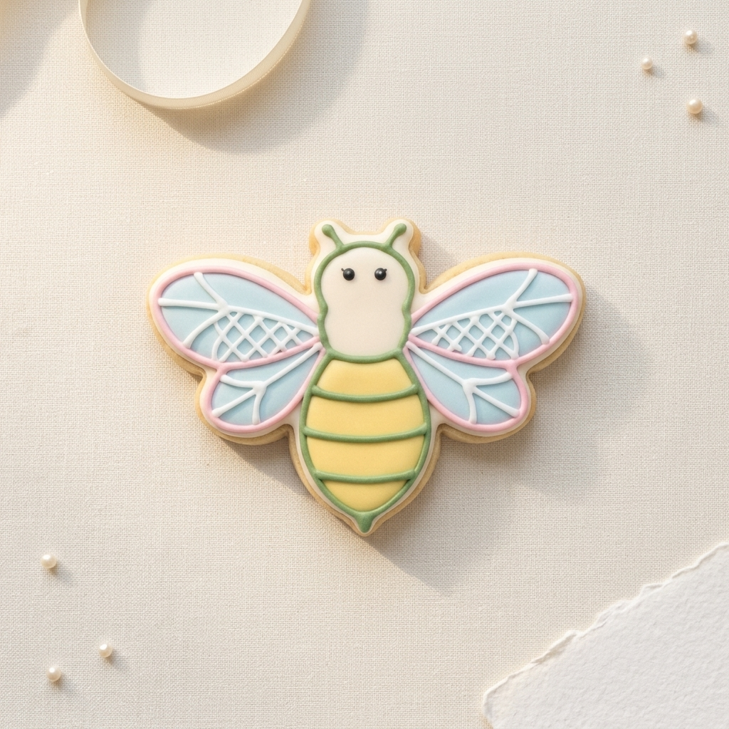 BEE ST Bee Cookie Cutter, 3D Printed Garden Theme