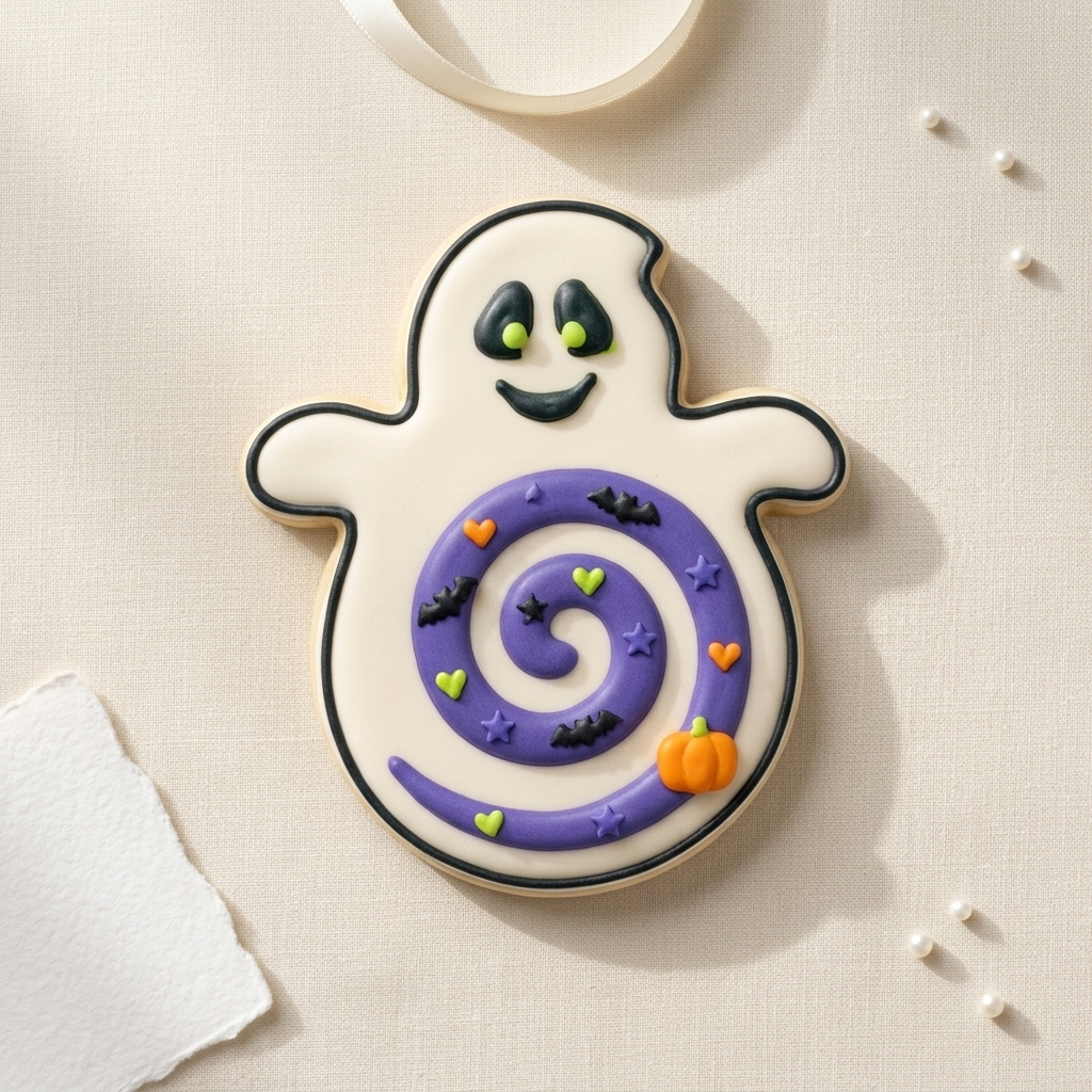 Ghost Cirila Cookie Cutter, 3D Printed Halloween Theme