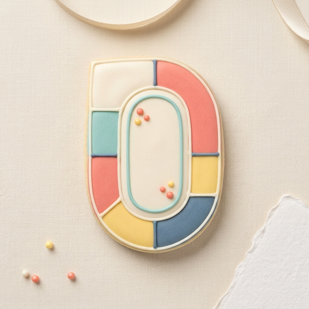 Rectoval Cookie Cutter, 3D Printed Cookie Theme
