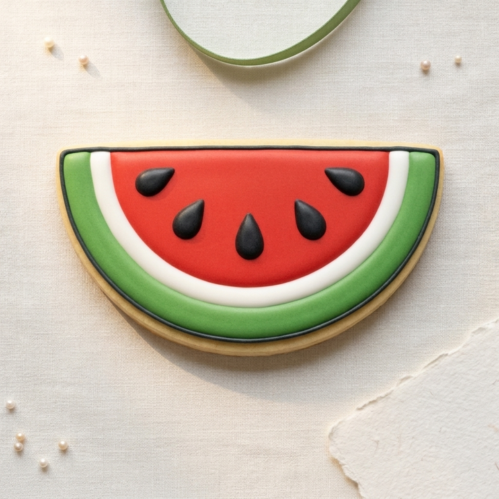 Watermelon Slice Cookie Cutter   3D Printed | Summer party • Picnic