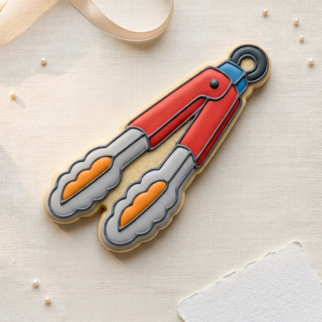 BBQ Tongs Cookie Cutter   3D Printed | BBQ tools • Cookout