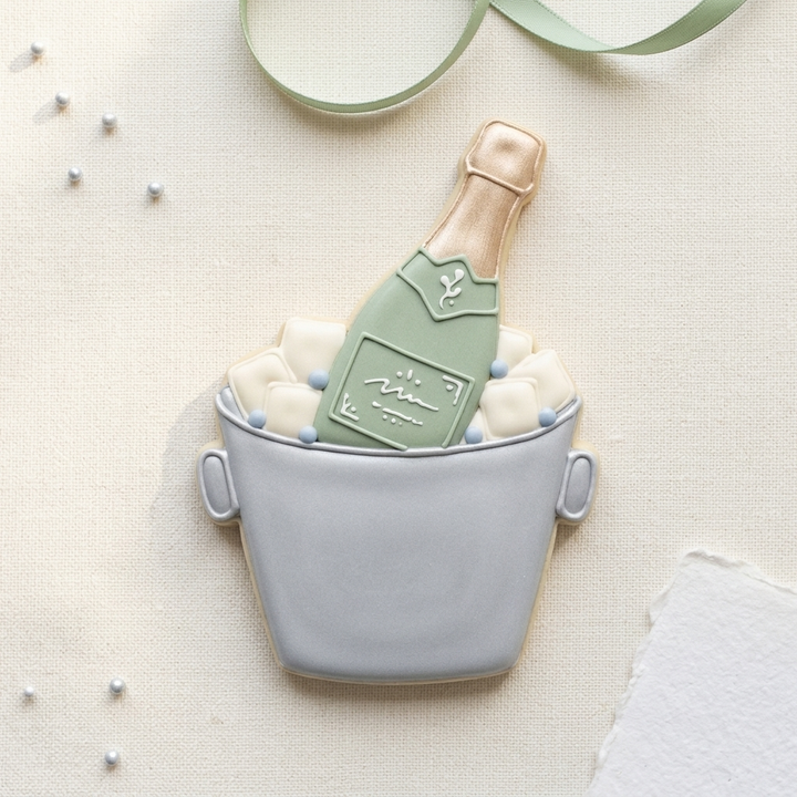 Engagement Cookie Cutter Set Ring Box and Champagne Engagement Duo Bundle 3D Printed Cutters