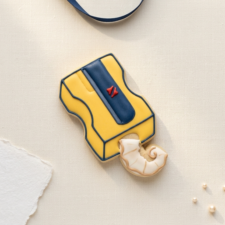 Pencil Sharpener Cookie Cutter, 3D Printed Teacher Gift
