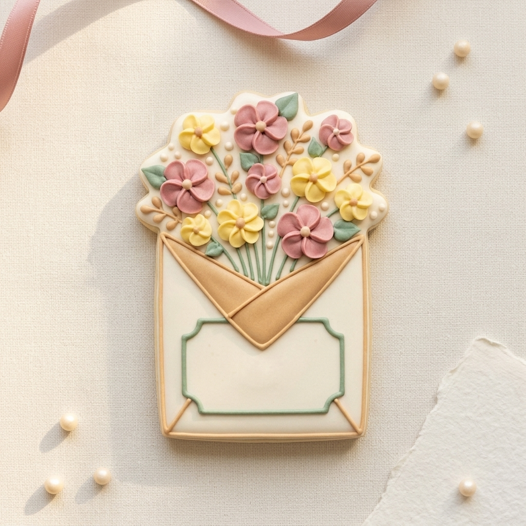 Seed Packet Bouquet Cookie Cutter, 3D Printed Garden Party