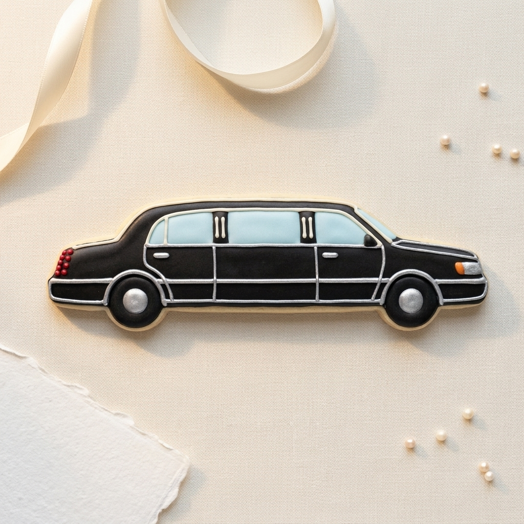 Prom Night Limousine Cookie Cutter, 3D Printed Party Theme