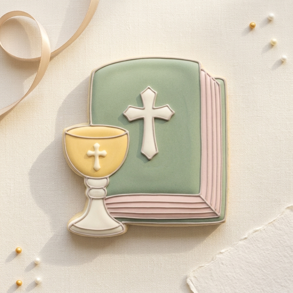 First Communion Cookie Cutter Set First Communion Baptism Faith Set Bundle 3D Printed Cutters