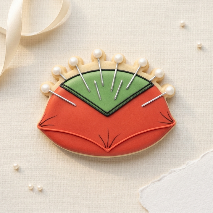 Sewing Wrist Pin Cushion Cookie Cutter, 3D Printed Craft Theme