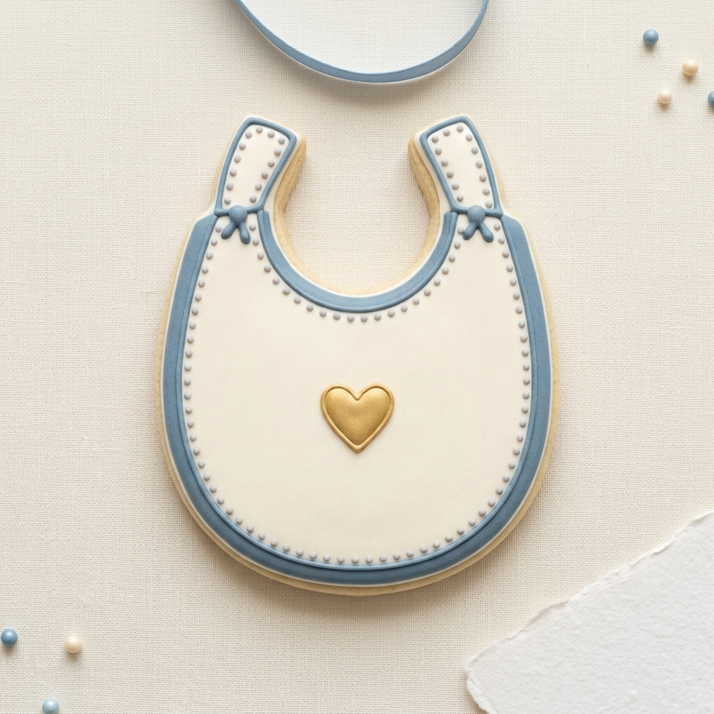 Baby Shower Cookie Cutter Set Onesie and Bib Baby Shower Duo Bundle 3D Printed Cutters