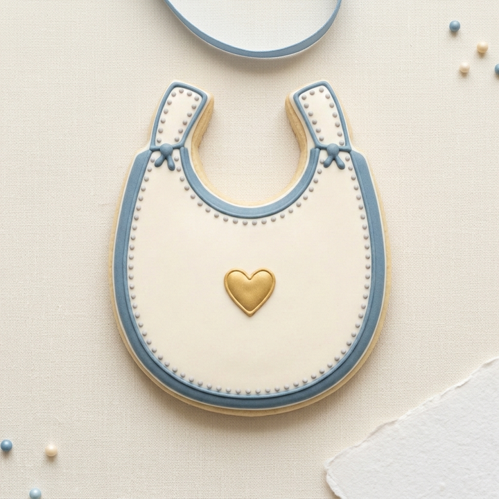 Baby Shower Cookie Cutter Set Onesie and Bib Baby Shower Duo Bundle 3D Printed Cutters
