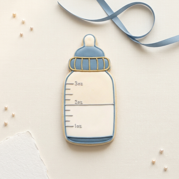 Baby Bottle Cookie Cutter, 3D Printed Shower Theme