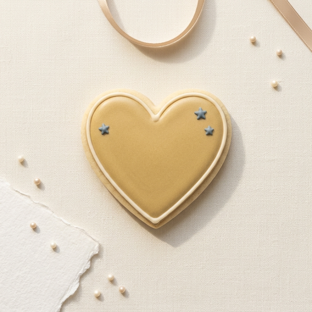 Heart Cookie Cutter, 3D Printed Sweet Accent