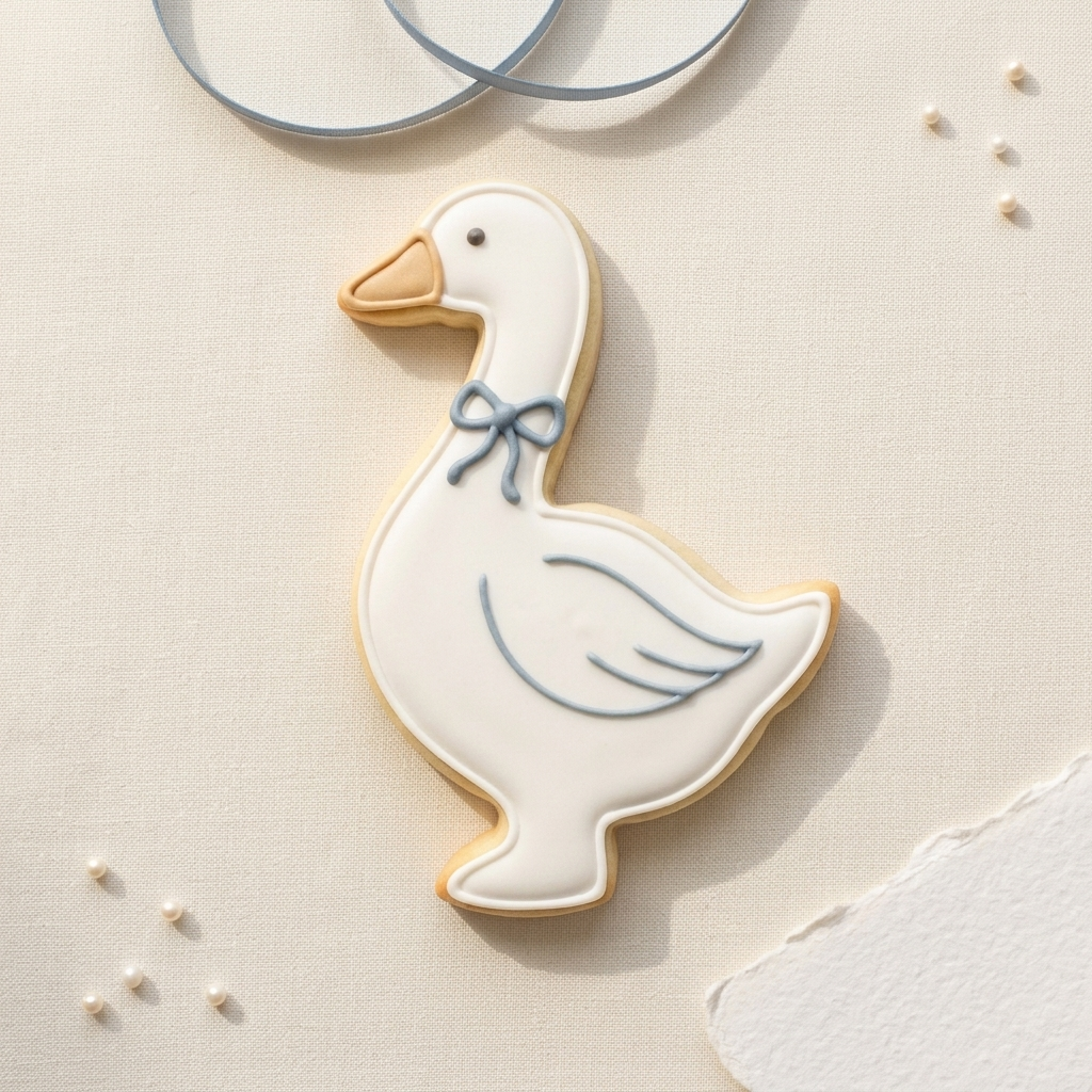 Goose Cookie Cutter, 3D Printed Silly Goose