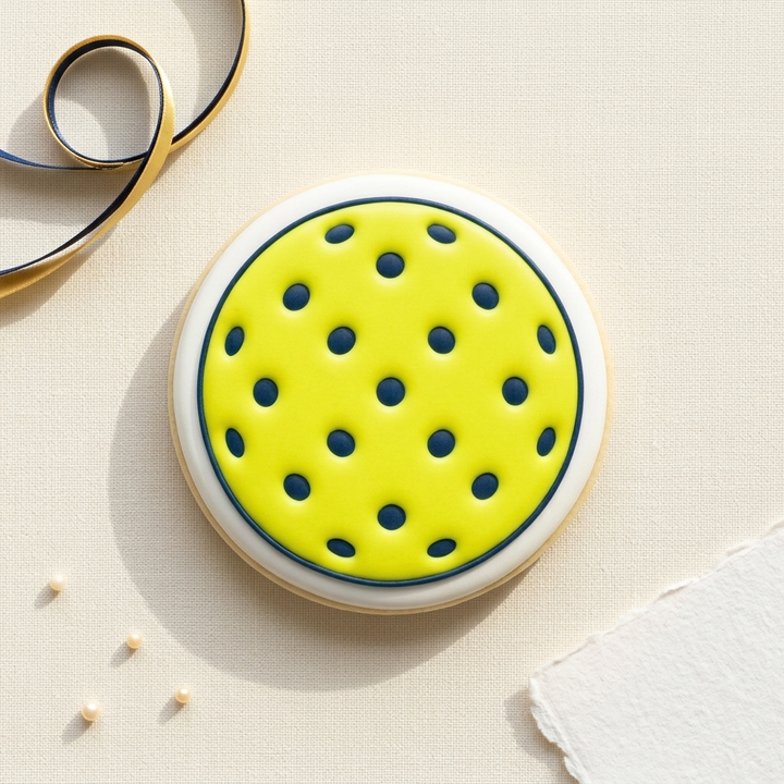 Pickleball Cookie Cutter, 3D Printed Sports Party