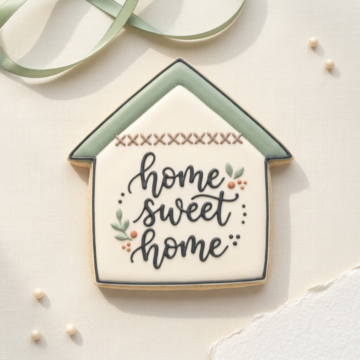 House Plaque Cookie Cutter, 3D Printed New Home
