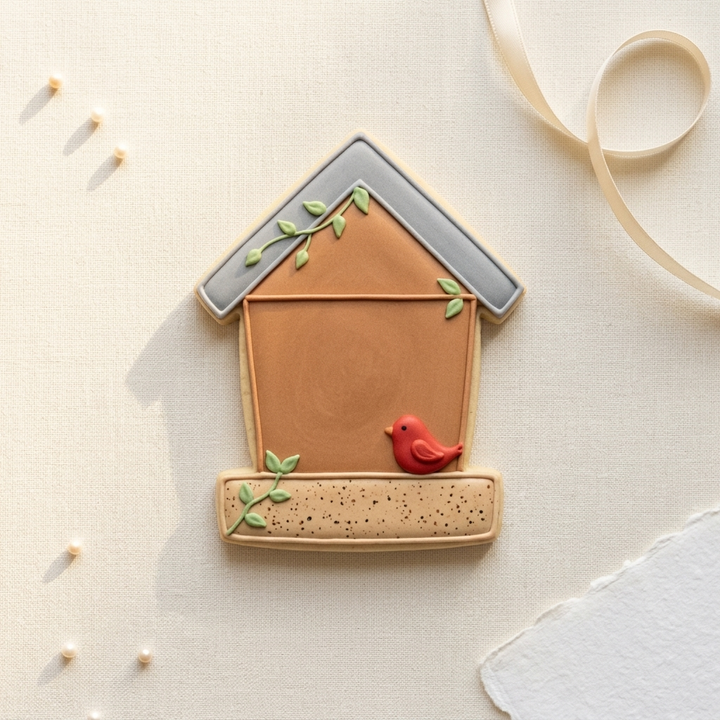 Cottage Bird Feeder Cookie Cutter, 3D Printed Party Theme