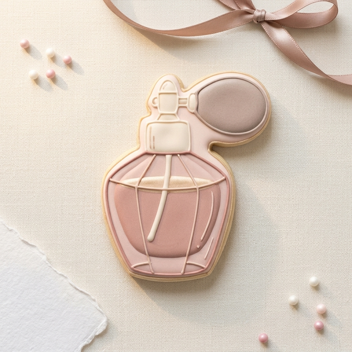 Vintage Perfume Atomizer Cookie Cutter, 3D Printed Vintage Theme