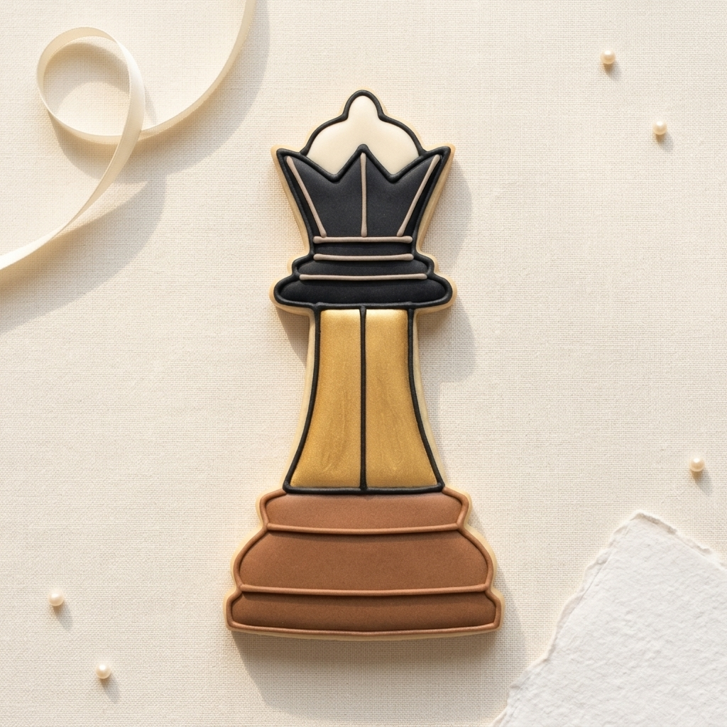 Chess Queen Cookie Cutter, 3D Printed Party Theme